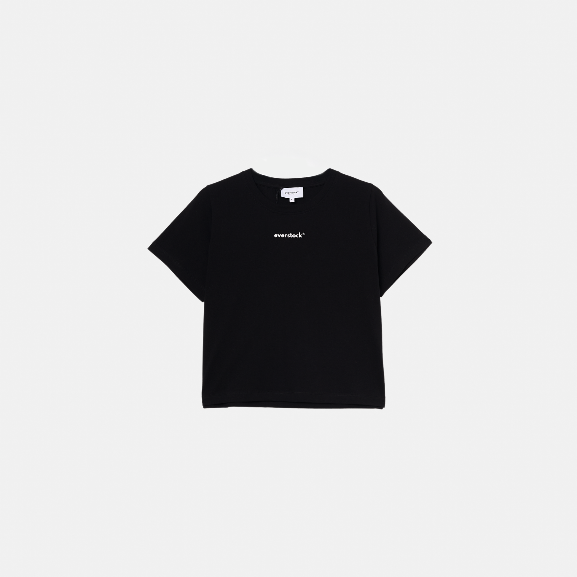 SLIM BASIC WOMAN TEE BLACK