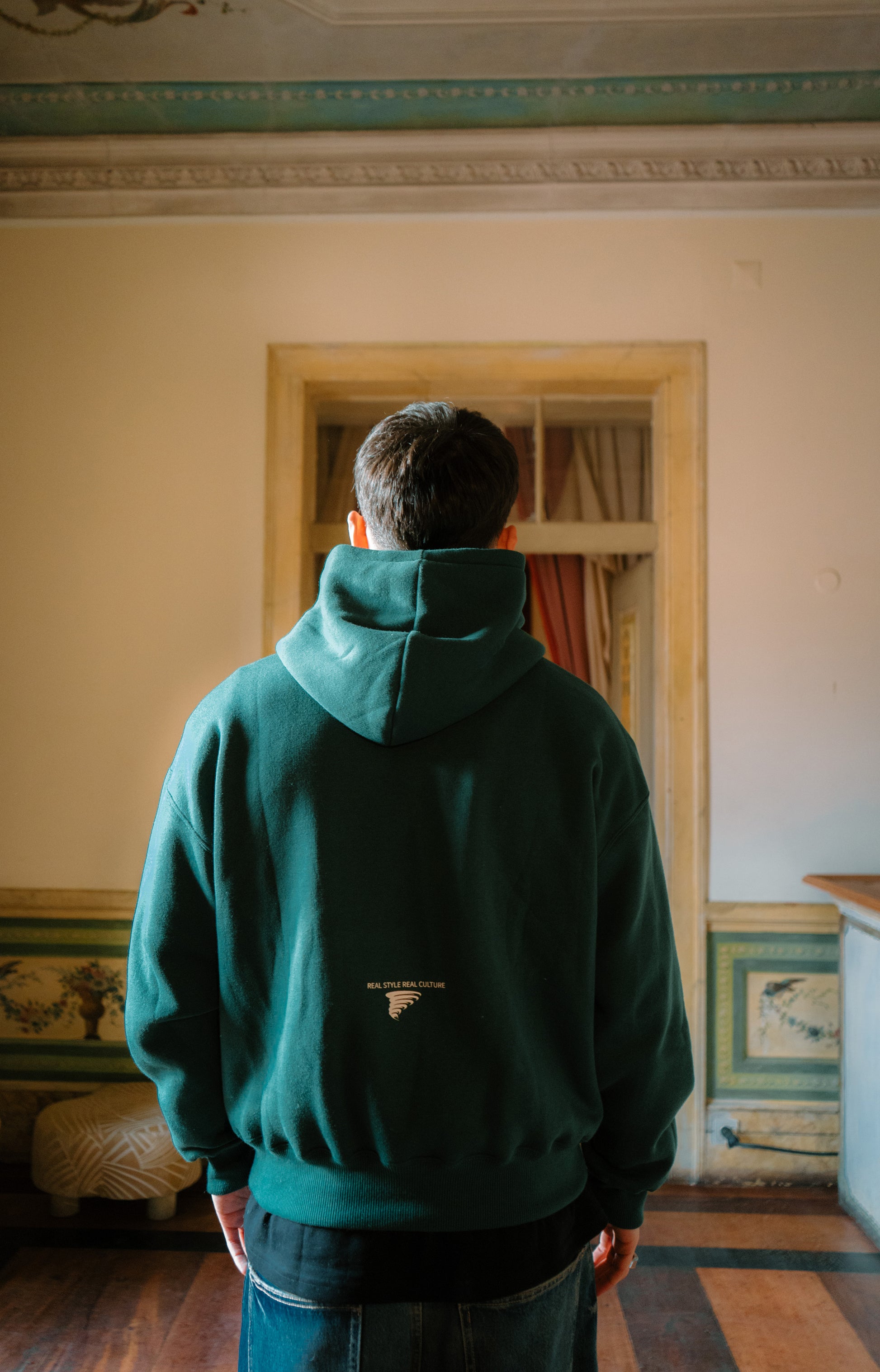 HURRICANE HOODIE BOTTLE GREEN