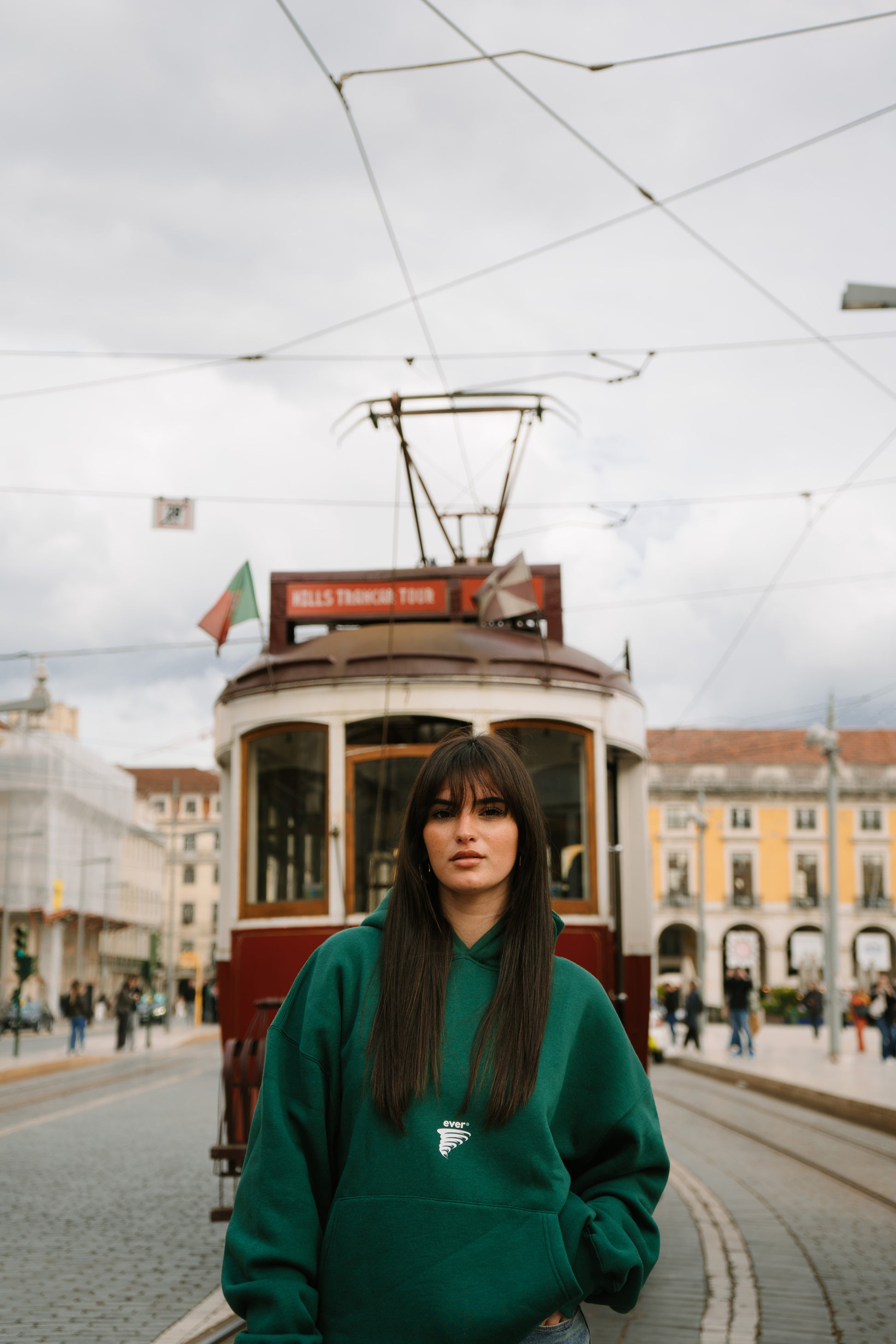 EVER CLASSIC HOODIE BOTTLE GREEN